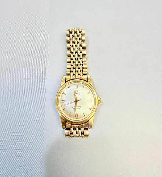 Vintage Omega Seamaster Calendar – Automatic | Gold Tone | Water-Resistant