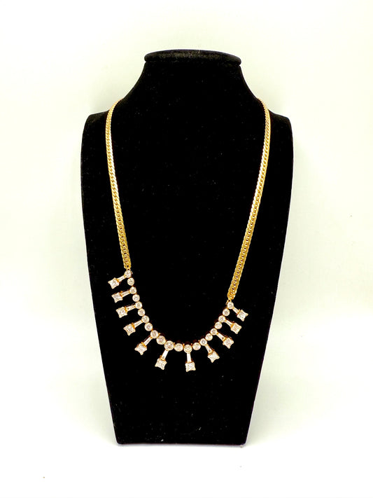 Antique 21k Gold Diamond Necklace – 4.6ct | 18.5g | Timeless Heirloom Jewelry