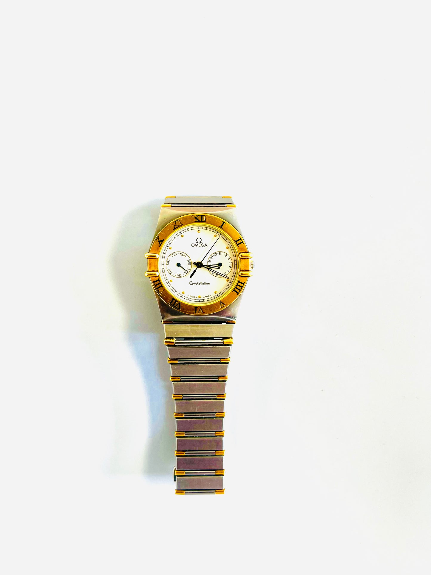 Omega Constellation Day-Date Stainless Steel & Gold Watch - Ref. 1448/431