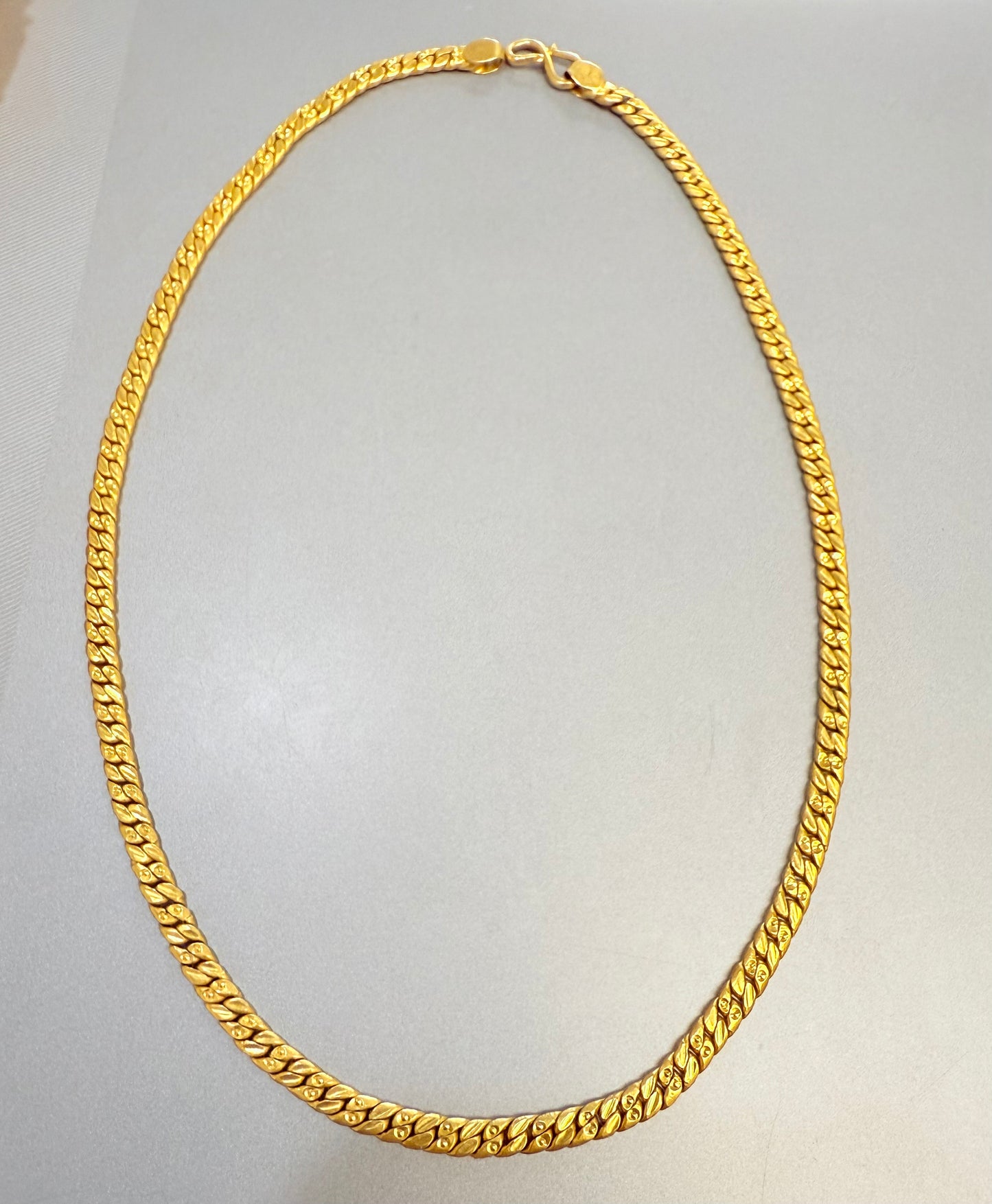 Solid 22K Gold Chain Necklace | 916 Gold | 19 Inch Handmade Chain – 27.2g