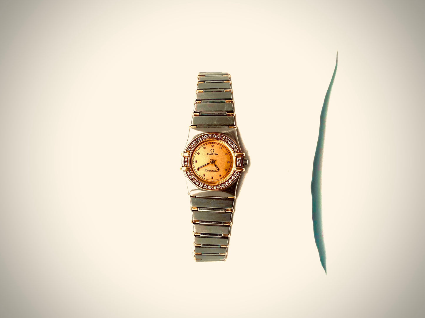 Omega Constellation Ladies' Gold & Diamond Watch – Timeless Elegance