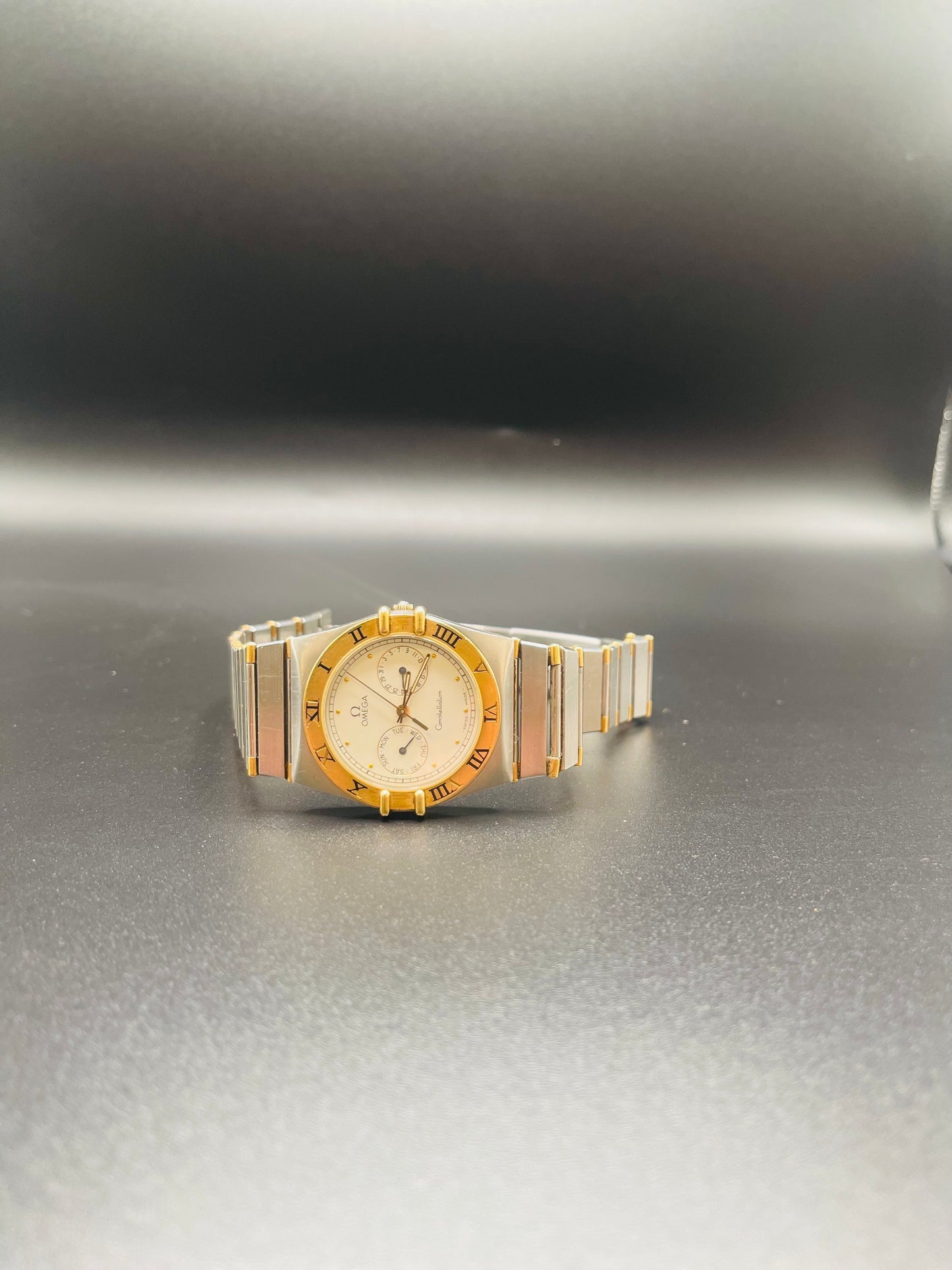 Omega Constellation Day-Date Stainless Steel & Gold Watch - Ref. 1448/431