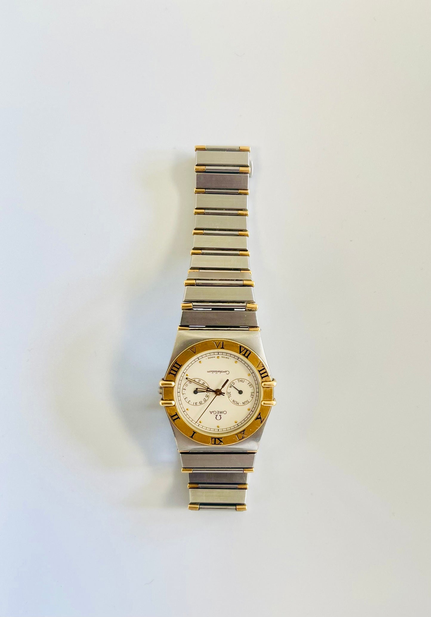 Omega Constellation Day-Date Stainless Steel & Gold Watch - Ref. 1448/431