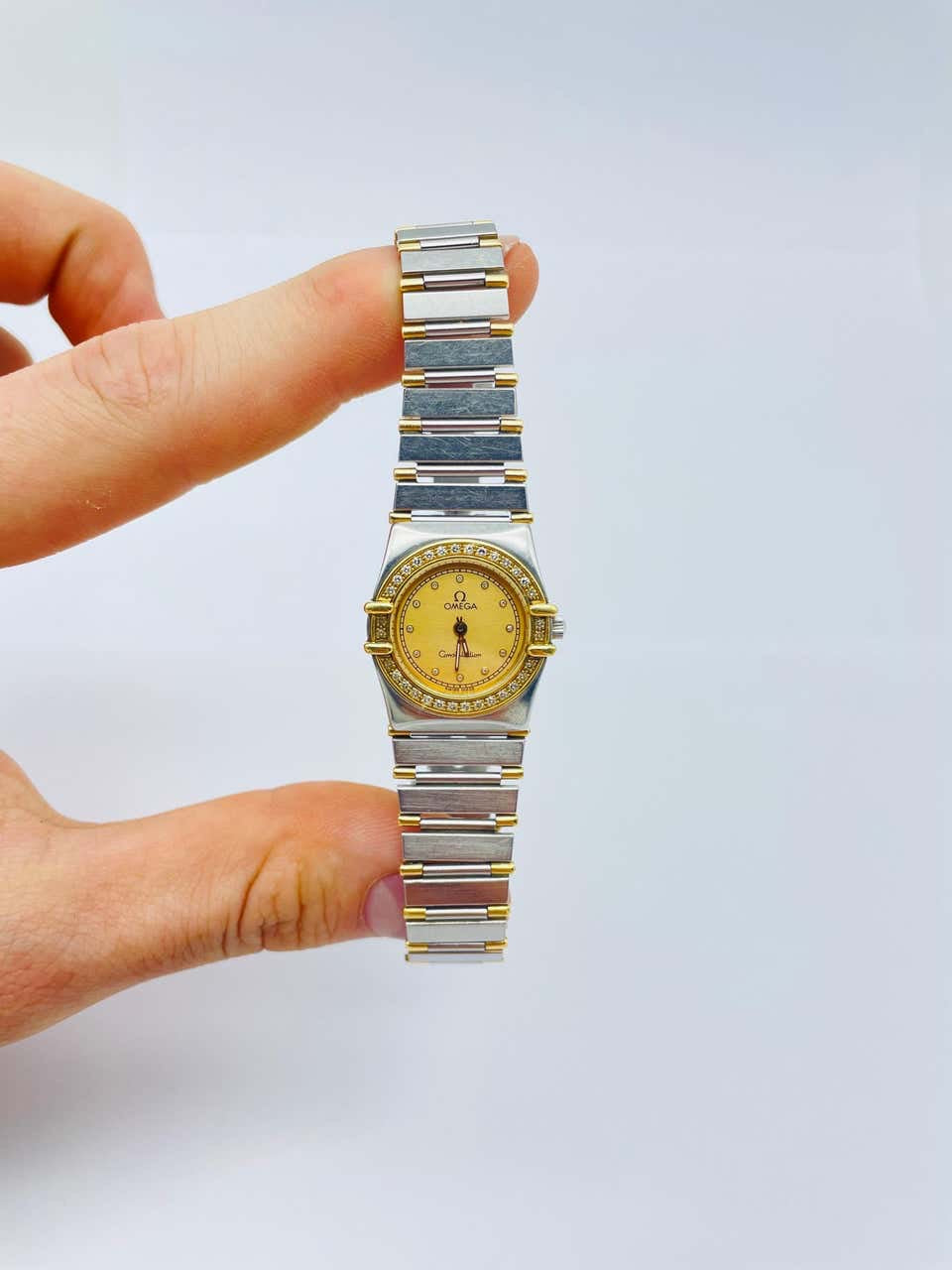 Omega Constellation Ladies' Gold & Diamond Watch – Timeless Elegance