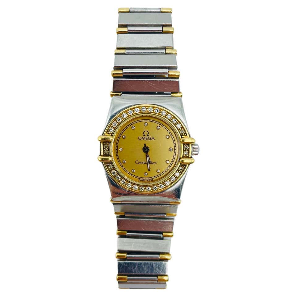 Omega Constellation Ladies' Gold & Diamond Watch – Timeless Elegance