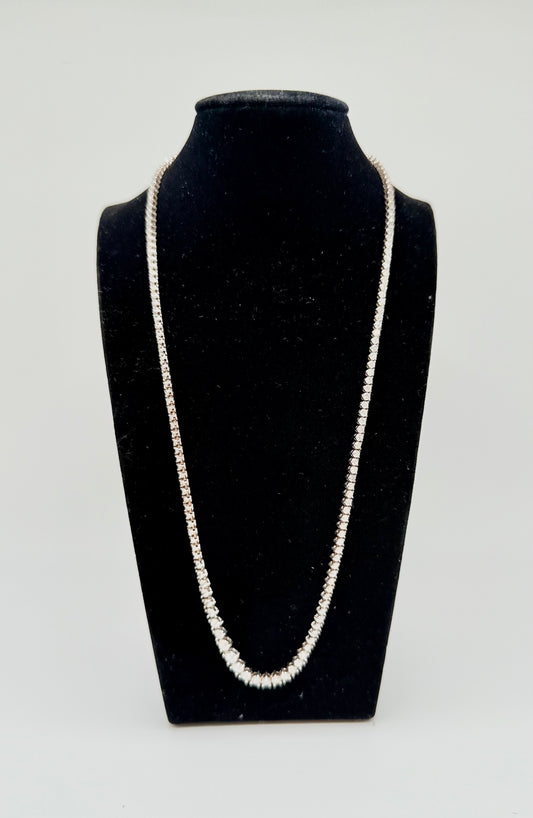 Elegant 10 Carat Diamond Necklace – 14K Gold | 17" | 14g