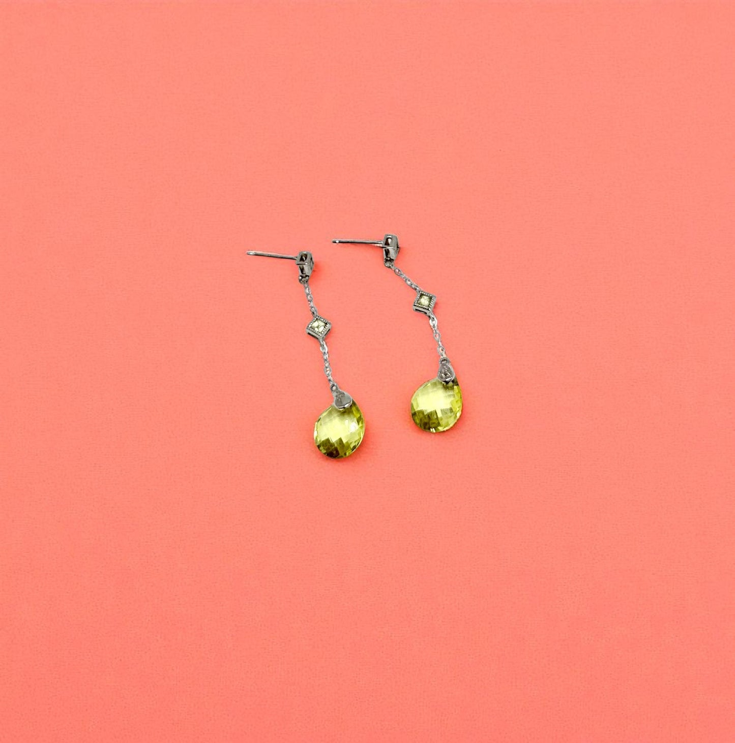 Classic Beauty: Citrine Gemstone Earrings in 10k Gold