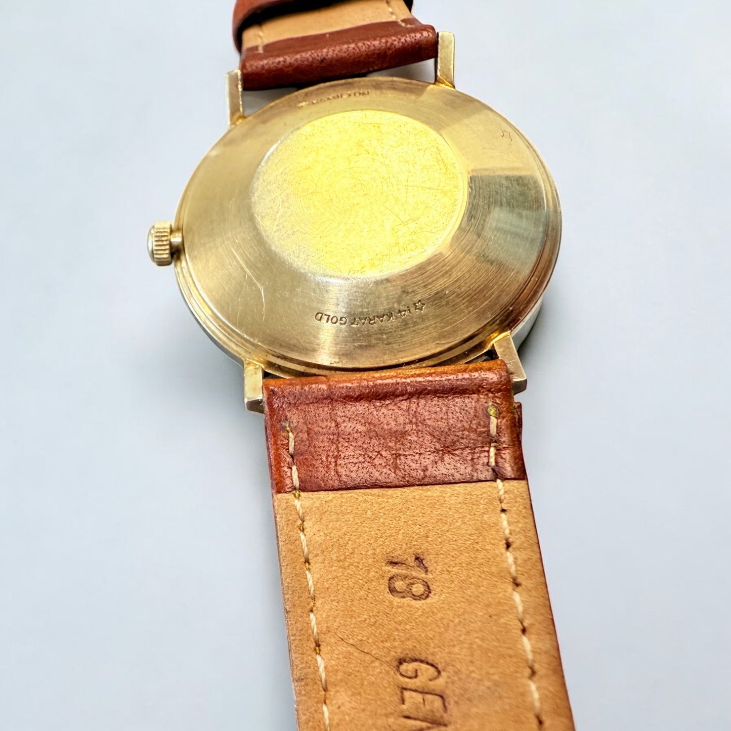 Vintage Hamilton Dateline 1681 Automatic Watch – 14K Gold Case